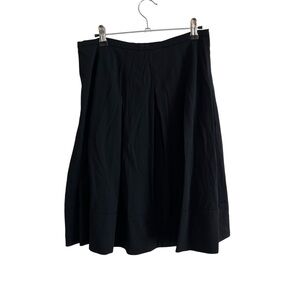Burberry Elegant Black A-Line Skirt